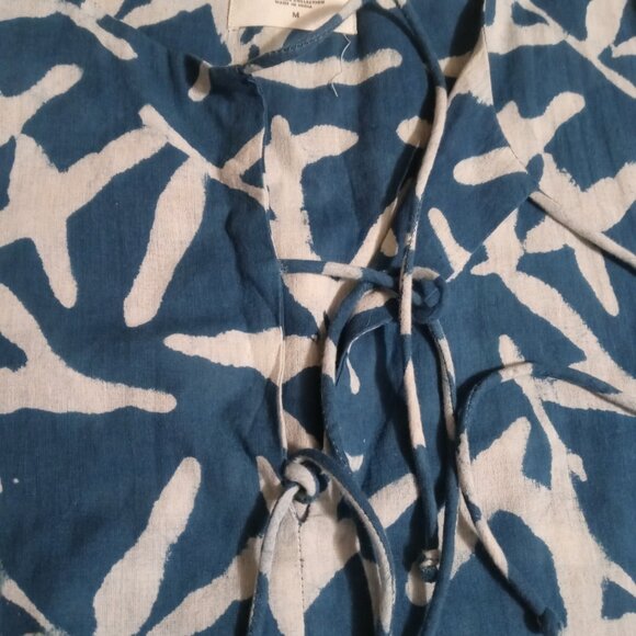 Blue and White Maxi Dress - Picture 12 of 13
